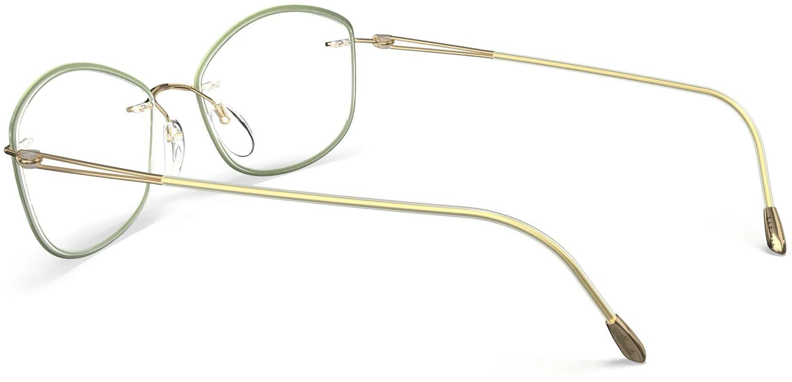 Silhouette Lite Spirit Demo Rimless 5566 Eyeglasses - view 52